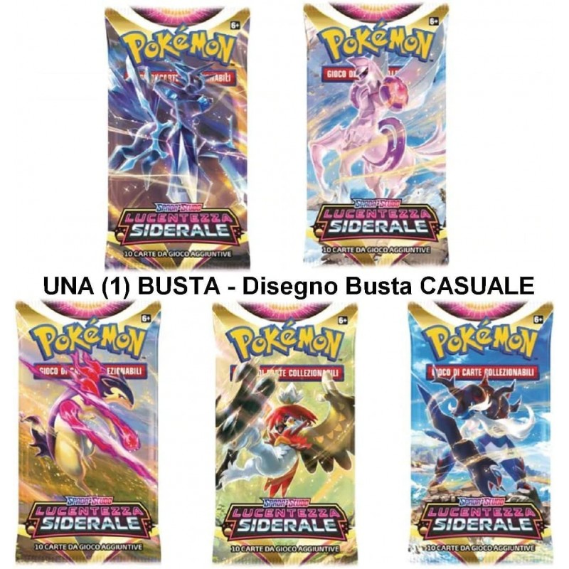 Gamevision - Pokemon Spada & Scudo Lucentezza Siderale - assortimento casuale - PKSS10