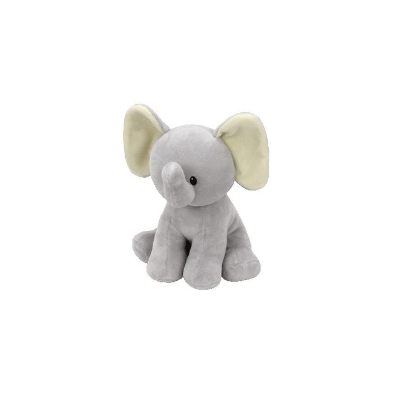 Ty Plush - Beanie Babies Baby Cucciolo di Elefante - Bubbles Grigio Vellutato con Grandi Orecchie - T32131