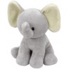 Ty Plush - Beanie Babies Baby Cucciolo di Elefante - Bubbles Grigio Vellutato con Grandi Orecchie - T32131
