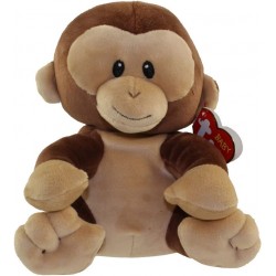 Ty Plush - Beanie Babies Baby Cucciolo di Scimmia - Banana Marrone Vellutato - T32154