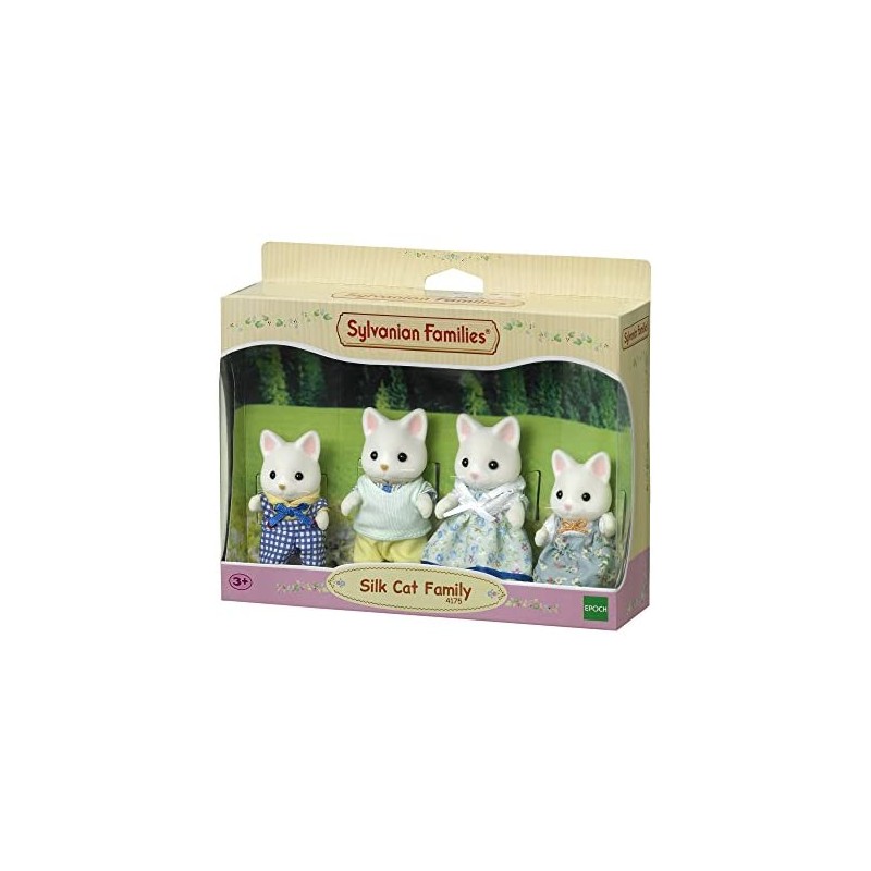 Sylvanian Families - 4175 - Famiglia Gatto Seta