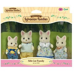 Sylvanian Families - 4175 - Famiglia Gatto Seta