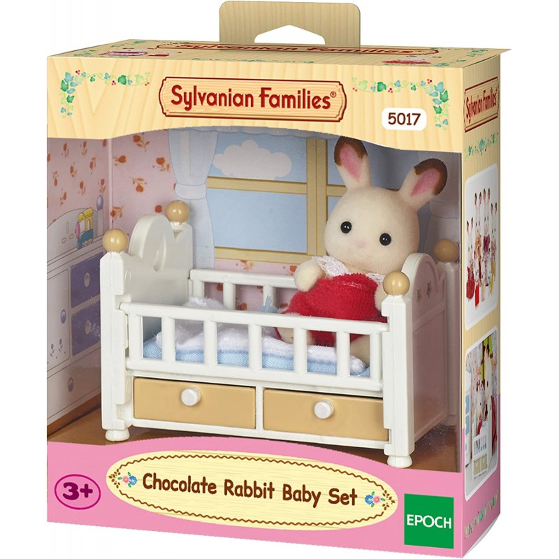 Sylvanian Families - Bebè Coniglio Cioccolato E Lettino - SYL5017