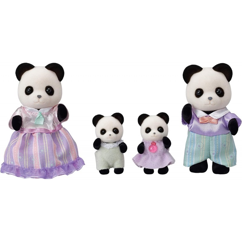 Sylvanian Families - 5529 Pookie Panda Family - Dollhouse Playsets - SYL5529