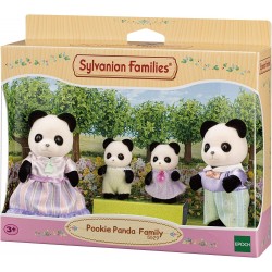 Sylvanian Families - 5529 Pookie Panda Family - Dollhouse Playsets - SYL5529