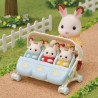 Sylvanian Families - passeggino triplo, SYL5533