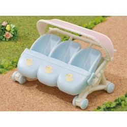 Sylvanian Families - passeggino triplo, SYL5533