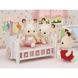 Sylvanian Families - 5534 Crib with Mobile - Dollhouse Playsets - SYL5534