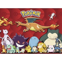 Ravensburger - Puzzle Pokemon, Puzzle 100 Pezzi XXL - RAV10934.0