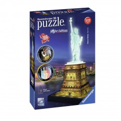 Ravensburger Puzzle Xxl Statua Della Liberta  Night Edition