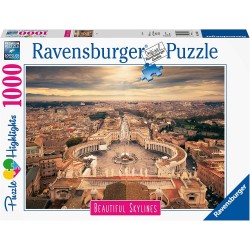 Ravensburger - Puzzle Collezione Skylines, Puzzle Città, Puzzle Roma, 1000 Pezzi - RAV14082.4