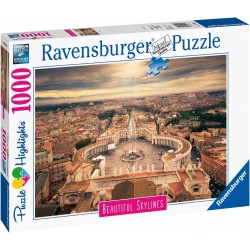Ravensburger - Puzzle Collezione Skylines, Puzzle Città, Puzzle Roma, 1000 Pezzi - RAV14082.4