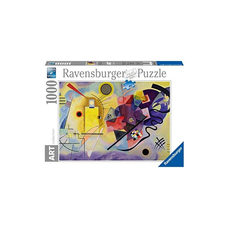 Ravensburger- Kandinsky, Wassily: Yellow, Red, Blue Puzzle 1000 Pezzi, Multicolore, 14848