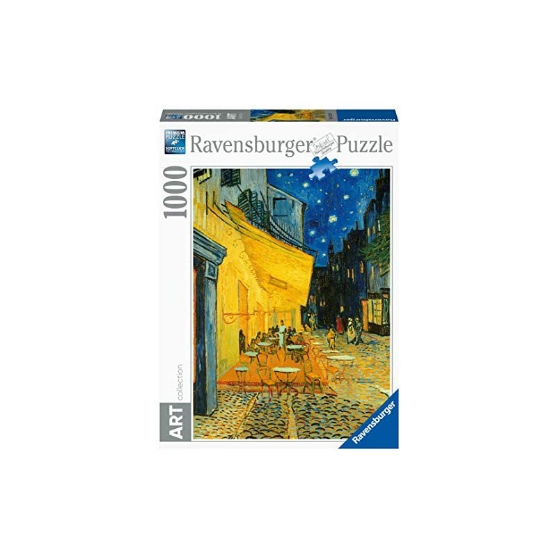 Ravensburger - Art Collezion: Caffè di notte, Van Gogh Puzzle, 1000 Pezzi, Colore Multicolore, 15373