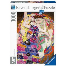 Ravensburger - Art Collezion: La Vergine, Klimt Puzzle, 1000 Pezzi, Colore Multicolore, 15587