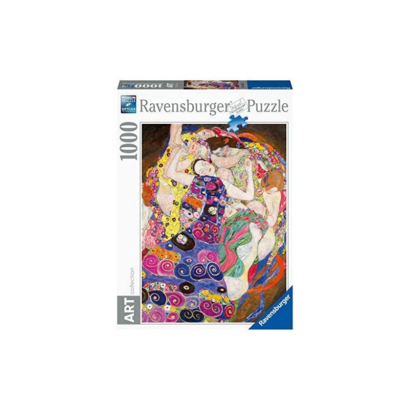 Ravensburger - Art Collezion: La Vergine, Klimt Puzzle, 1000 Pezzi, Colore Multicolore, 15587