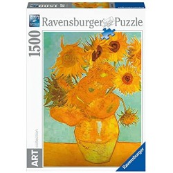Ravensburger Puzzle 1500 pezzi, Museum, Van Gogh: Vaso con Girasoli 16206.2