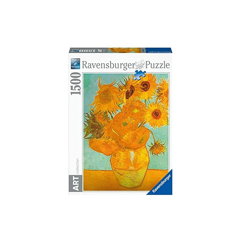 Ravensburger Puzzle 1500 pezzi, Museum, Van Gogh: Vaso con Girasoli 16206.2