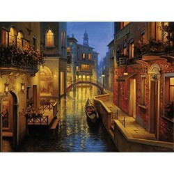 Ravensburger Puzzle 1500 Pezzi, Canale Veneziano, Puzzle Venezia, Jigsaw Puzzle per Adulti, Puzzle Ravensburger - Stampa di Alta