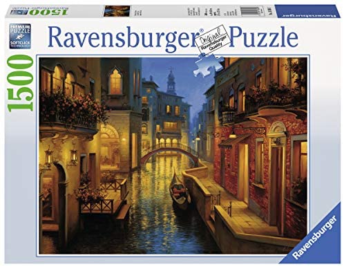 Ravensburger Puzzle 1500 Pezzi, Canale Veneziano, Puzzle Venezia, Jigsaw Puzzle  per Adulti, Puzzle Ravensburger - Stampa di Alta