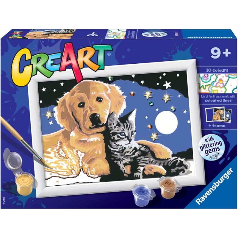 Ravensburger - CreArt, Cielo Stellato con Glitter, Gioco Creativo per  Bambini - RAV20045.0