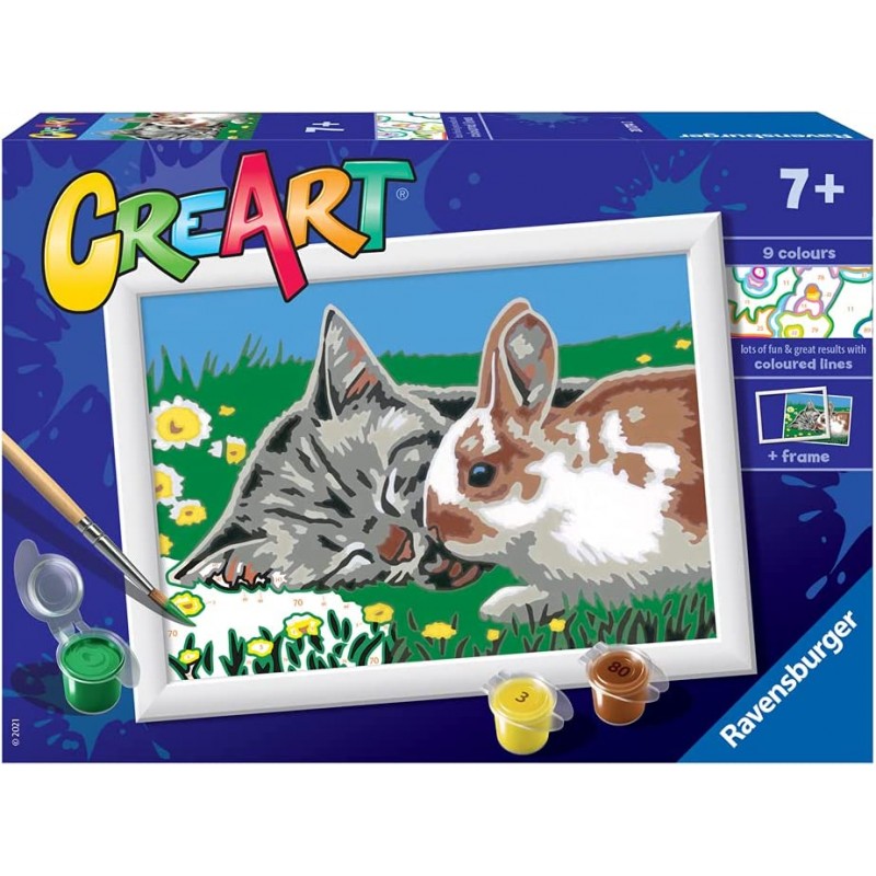 Ravensburger - CreArt Serie E, Riposino Sul Prato, Gioco Creativo Per Bambini - RAV20074.0