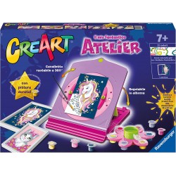 Ravensburger - CreArt Il Mio Fantastico Atelier, Set con Cavalletto Tema Unicorni - RAV20171.6