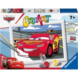 Ravensburger - CreArt Serie E, Cars - Lightning McQueen - RAV20174.7