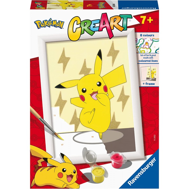 Ravensburger - CreArt Serie E, Pokémon, Pikachu - RAV20241.6