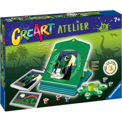 Ravensburger - Il Mio Fantastico Atelier CreArt, Set con Cavalletto Tema Dinosauri - RAV20256