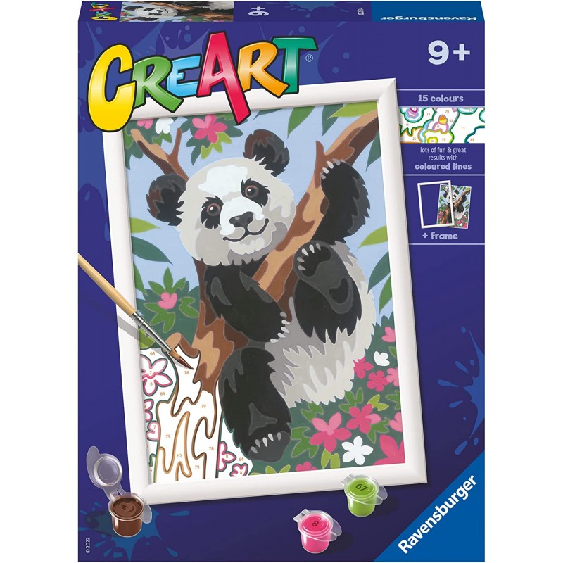 Ravensburger - CreArt Serie D, Panda - RAV20261.4