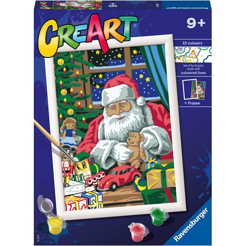 Ravensburger - CreArt Serie D, Babbo Natale - RAV20265.2