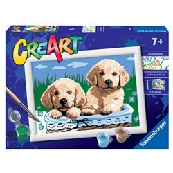 Ravensburger Serie E - Cani Retriever, Dipingere con i Numeri, Gioco Creativo per Bambine e Bambini, Età Raccomandata 7+ 28931 8