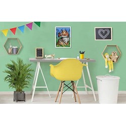 Ravensburger28935 6 CreArt, Gattino e Farfalla, Dipingere con i Numeri, Gioco Creativo per Bambine e Bambini Raccomandata 9+