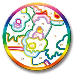 Ravensburger28935 6 CreArt, Gattino e Farfalla, Dipingere con i Numeri, Gioco Creativo per Bambine e Bambini Raccomandata 9+