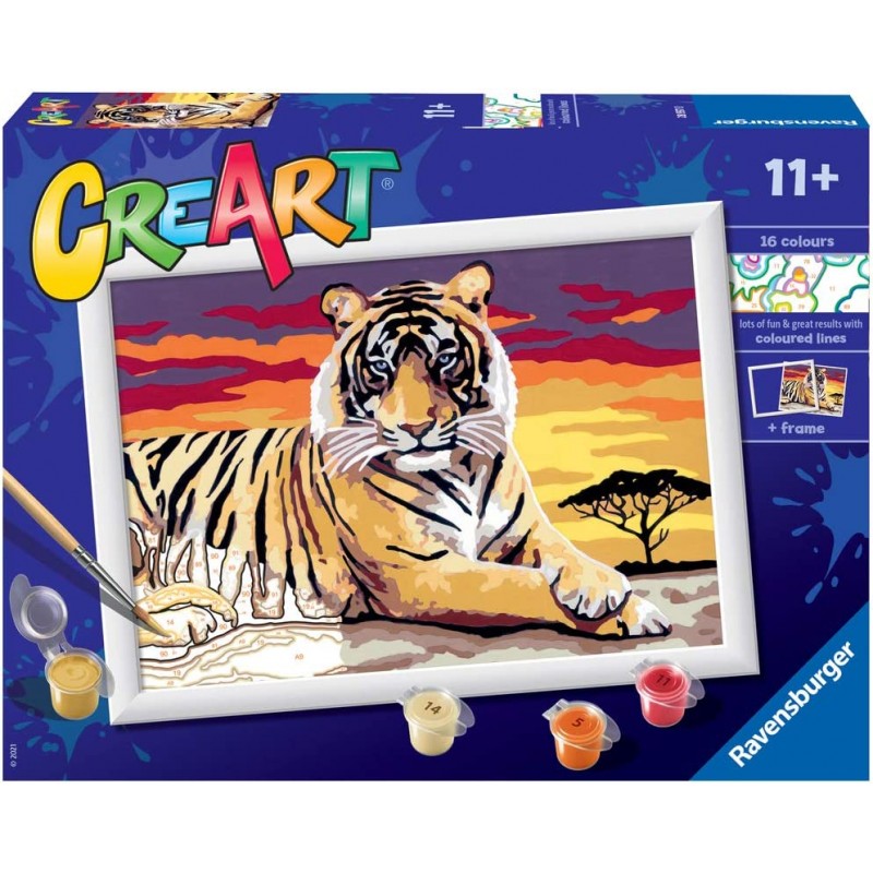 Ravensburger - CreArt Serie D, Tigre - RAV28937.0