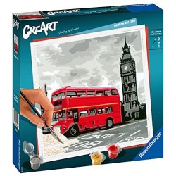 Ravensburger CreArt, Dipingere con i Numeri Adulto, Londra, Hobby Creativi  Adulti, Painting by Numbers, 289974