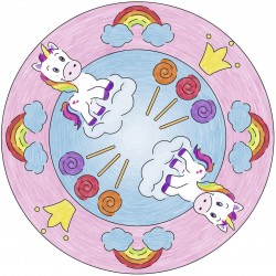 Ravensburger Italy- Mandala Designer Unicorno Gioco Creativo, 29703