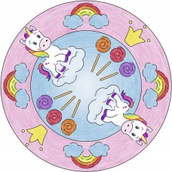 Ravensburger Italy- Mandala Designer Unicorno Gioco Creativo, 29703