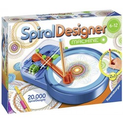 Ravensburger 29713 Spiral Designer Machine, Gioco Creativo per Disegnare, Età 6-12 Anni, 2 Modalità di Gioco