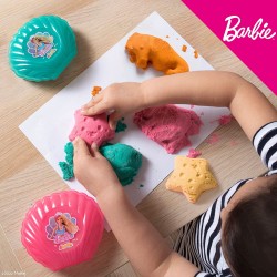 Lisciani Giochi - Barbie Glitter Sand Shell 150 g, Multicolore, 91935