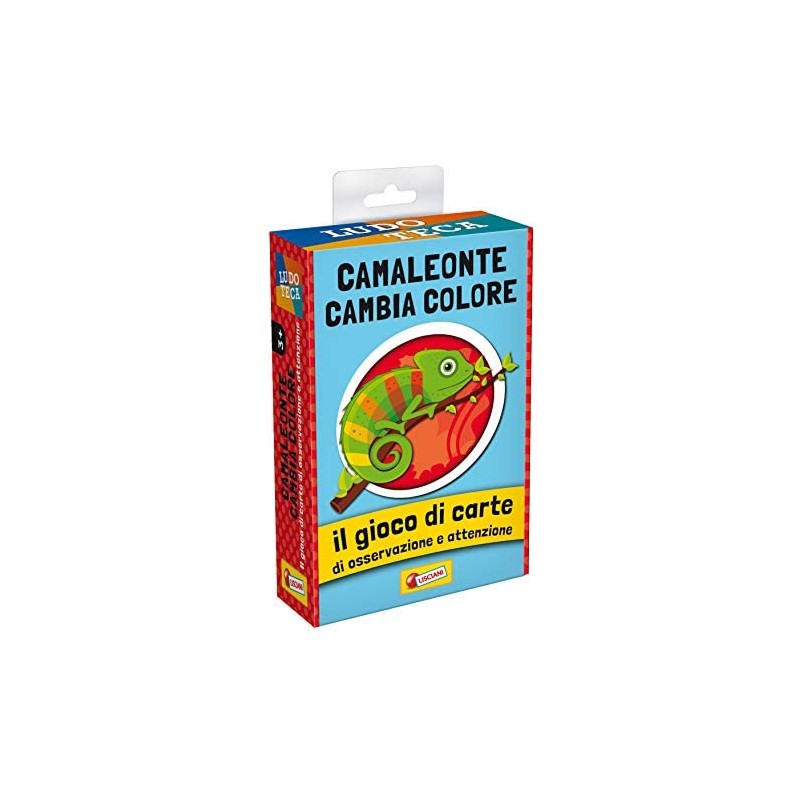 Lisciani Giochi - Ludoteca Le Carte dei Bambini Camaleonte Cambia Colore Gioco di Societ&agrave;, 85767