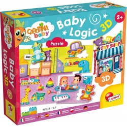 Lisciani Giochi- Carotina Baby Logic 3D, 92543