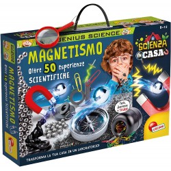 Lisciani Giochi - I m a Genius Scienza in Casa Magnetismo, Ferro di Cavallo, Dischetti Magnetici, 97517