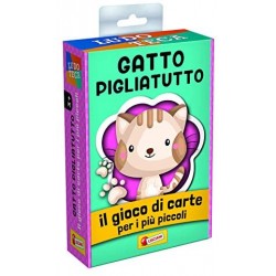 Lisciani Giochi - Ludoteca Le Carte dei Bambini Gatto Piglia Tutto Gioco di societ&agrave;, Multicolore, 85774
