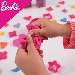 Lisciani Giochi - Barbie Glitter Dough Multipack 4 Vasetti, 88843