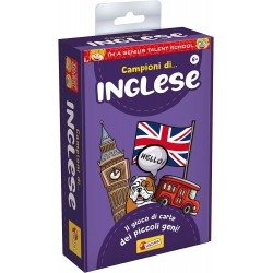 Lisciani Giochi - I m a Genius Carte Campioni di Inglese, 92314