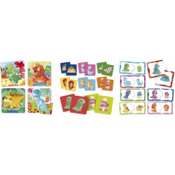 Lisciani Giochi - Carotina Baby Dinoland Puzzle 3D, 92529