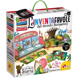 Lisciani Giochi - Montessori l Inventafavole del Mondo Fantastico, Colore, 95216