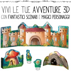 Lisciani Giochi - Montessori l Inventafavole del Mondo Fantastico, Colore, 95216
